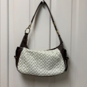 WILSON LEATHER HANDBAG Brown Trim is leather